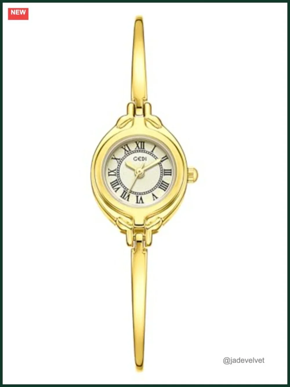 Elegant Small Dial Bangle Quartz Watch with Thin Strap - Women's Wrist Watch